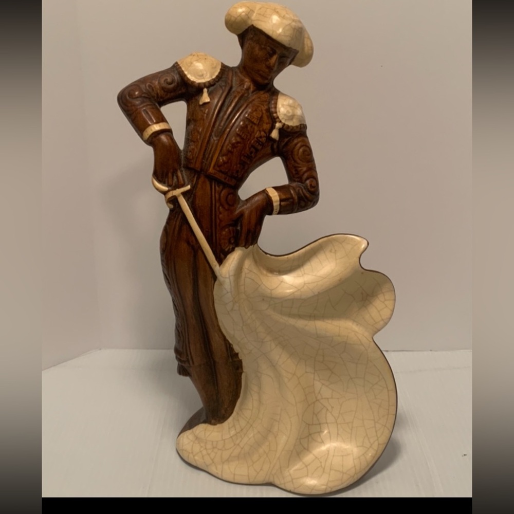 Vintage Treasure Craft Ceramic Matador Figurine: